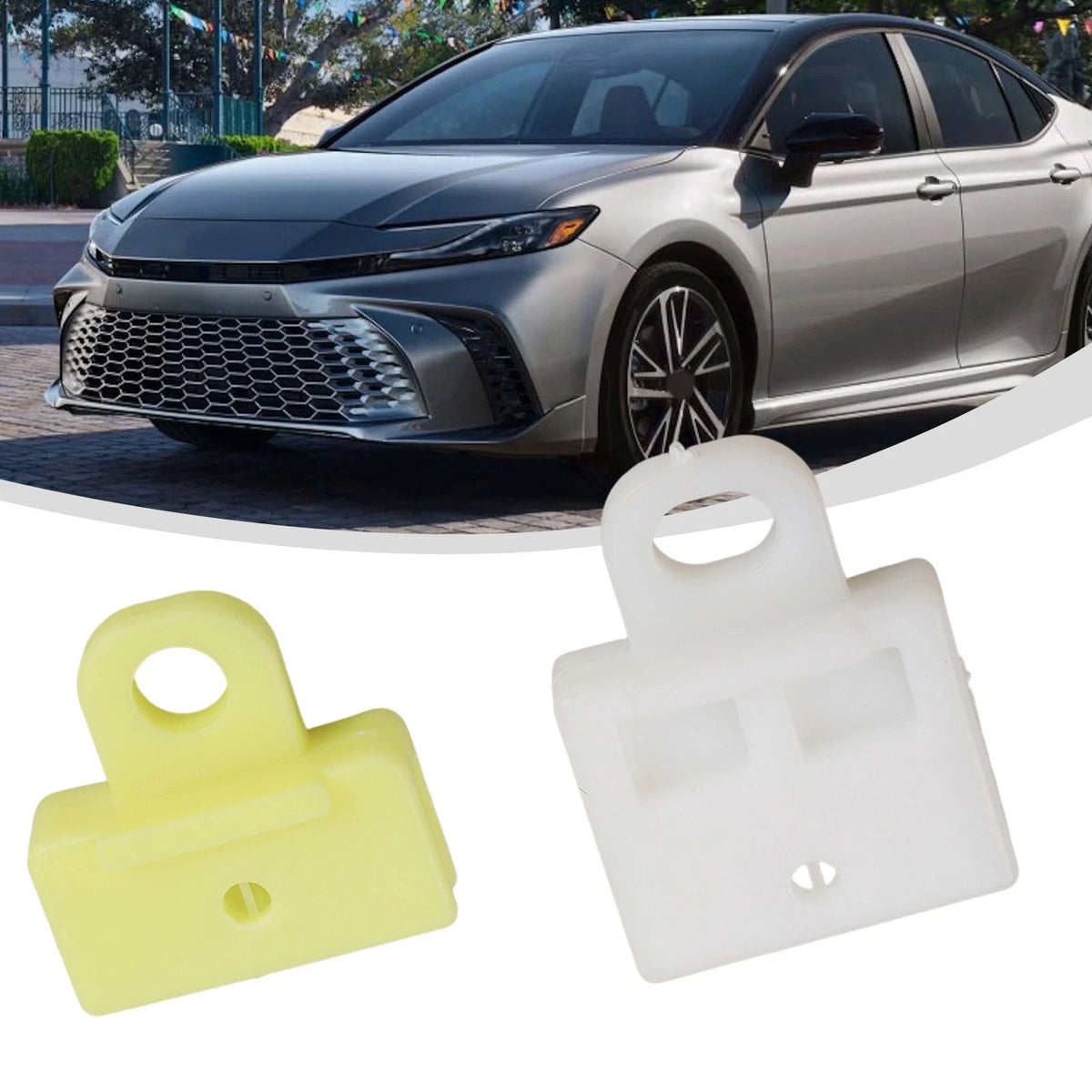 2X Door Glass Channel Clips for Toyota Corolla (Power + Manual)