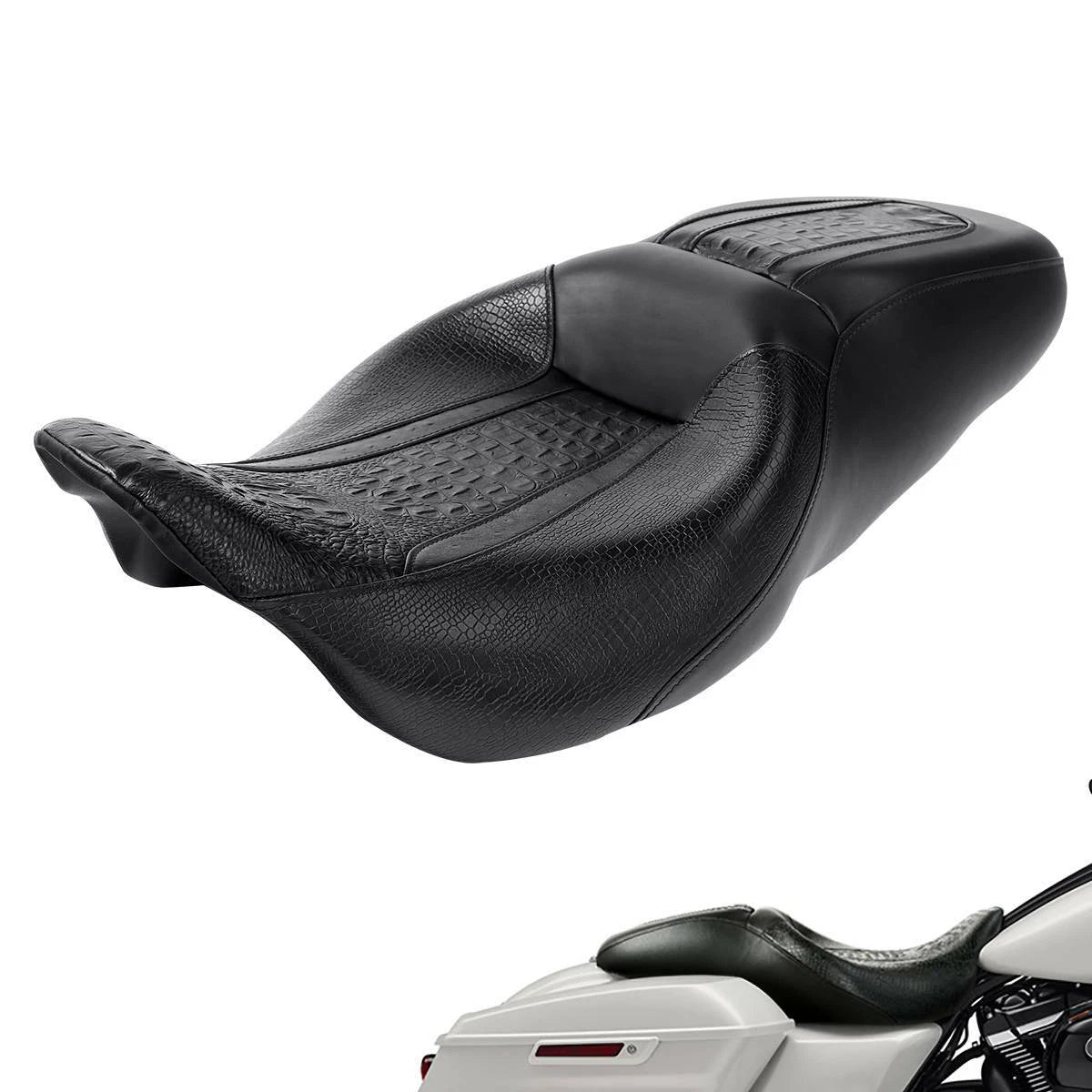 Driver Passenger Seat for Harley Touring Electra Street Glide (2009–2023)