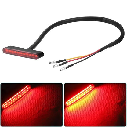 Universal Rear Mini Strip Brake Light for Motorcycle ATV (Red)
