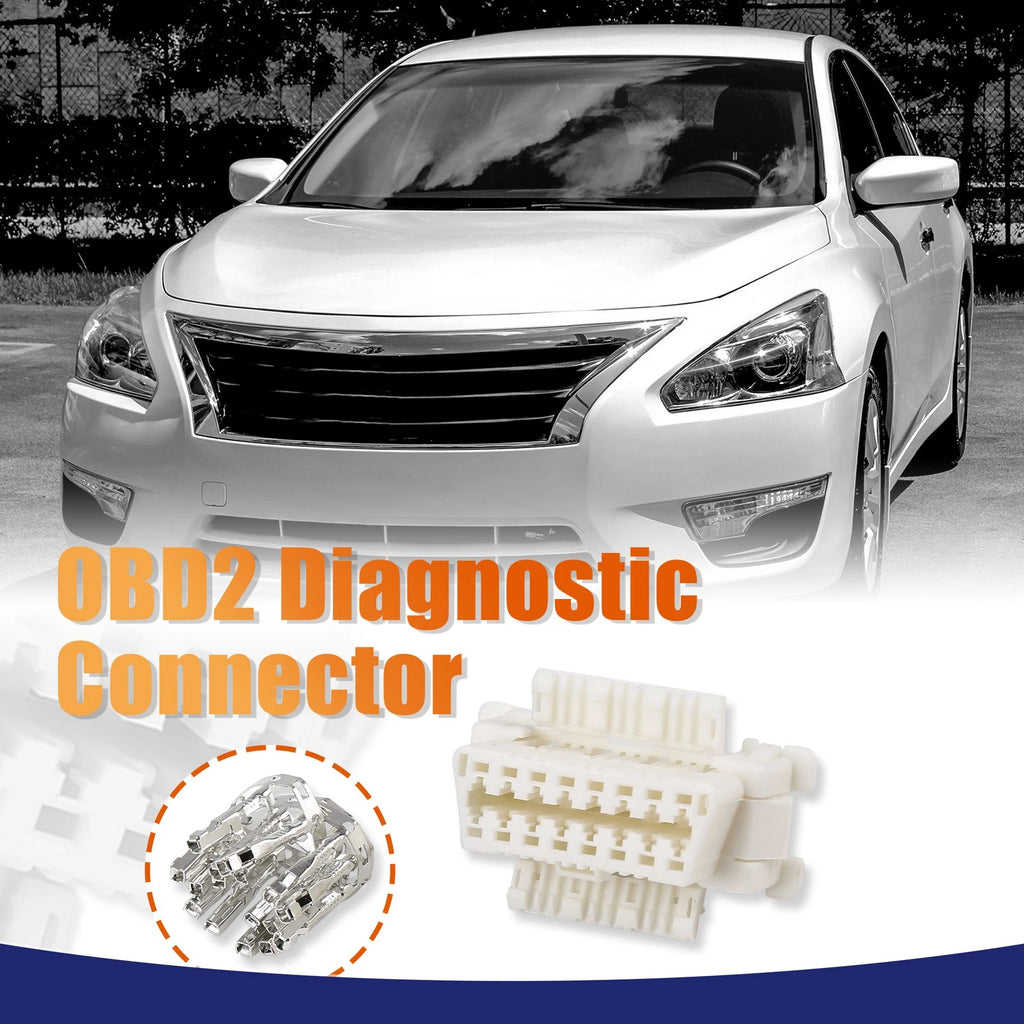 OBD2 Diagnostic Connector Female Socket for Toyota Kia (2000–2024)