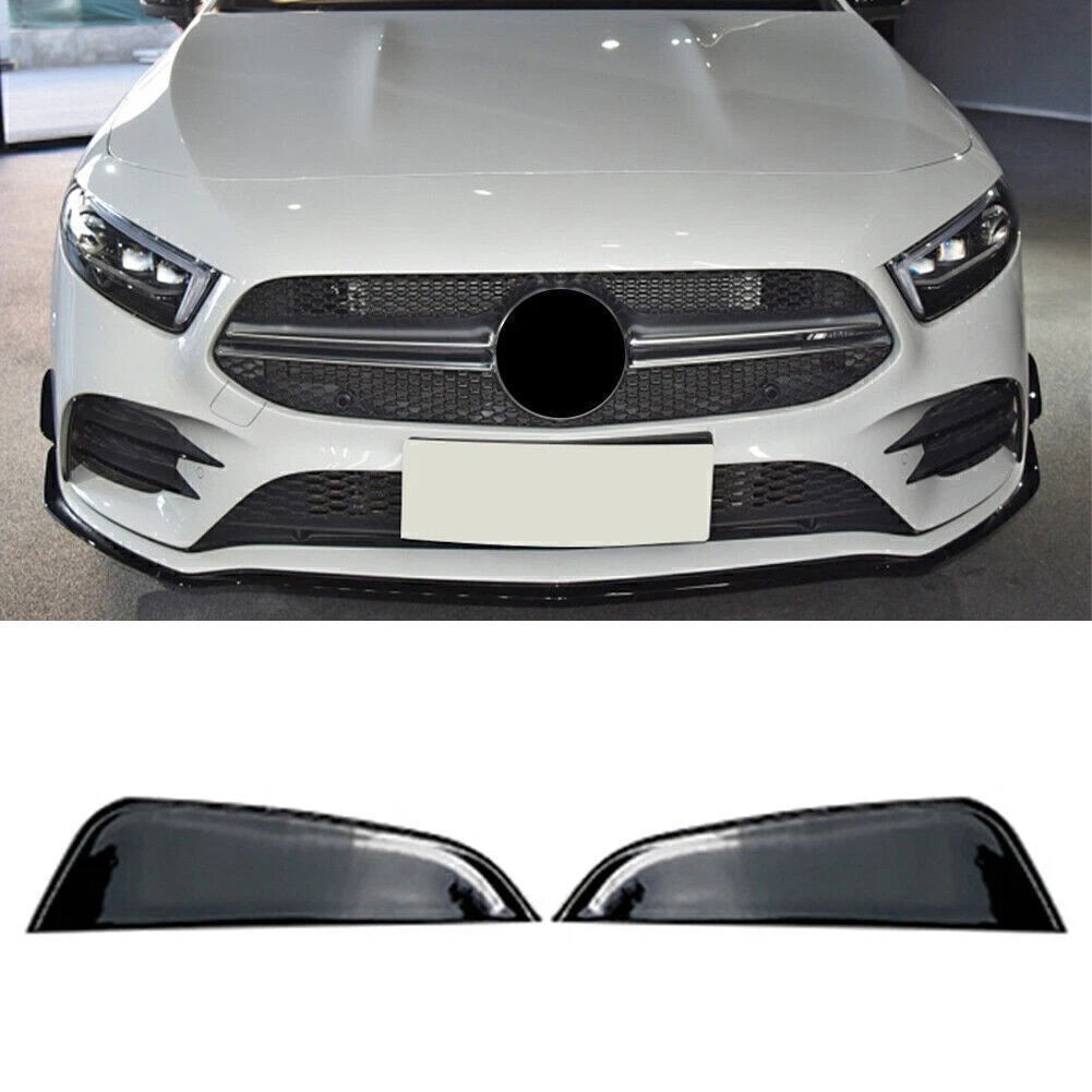 Front Bumper Vent Wingletts Fog Light Canard for Benz A-Class W177 (2018–2023)