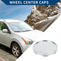 Wheel Center Cap for OD: 65mm Silver Tone