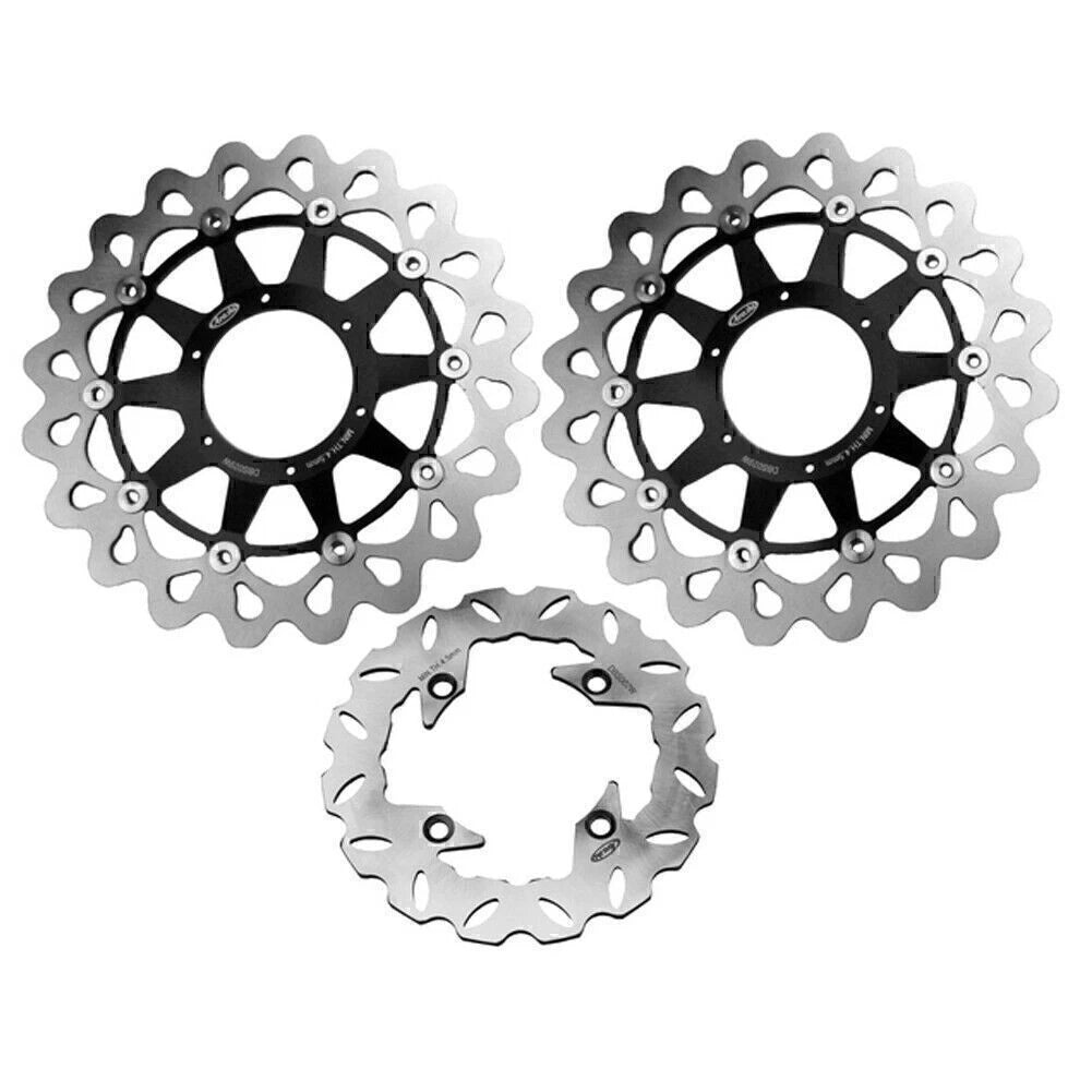Front Rear Brake Rotors for Honda CBR1000RR (2006–2007) Stainless Steel