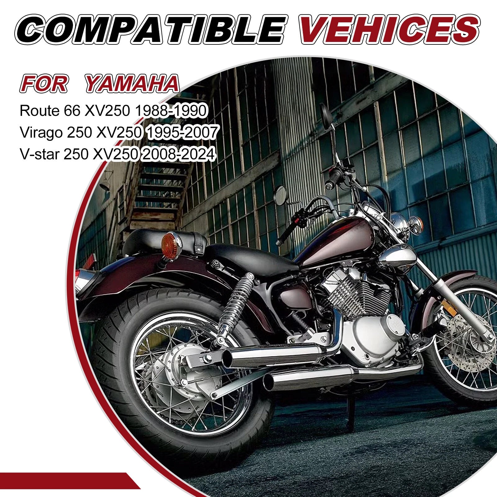 Carburetor and Intake Manifold for Yamaha XV250 Virago 250 (1988–2007)