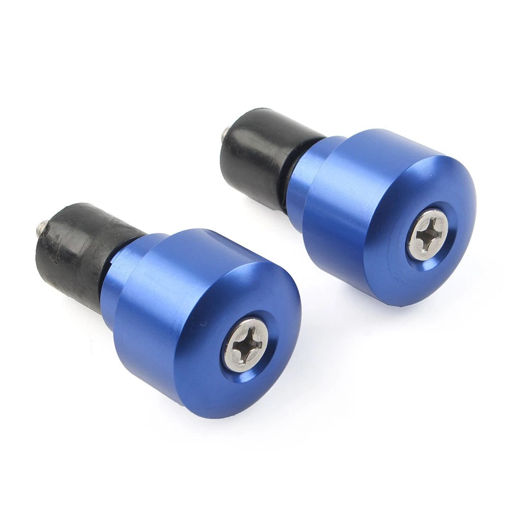 Handlebar Grips & End Slider Caps for Honda CBR600RR (2003–2019) - Blue