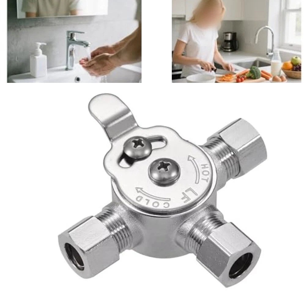 Brass Mixing Valve 3/8 for Hot and Cold Water