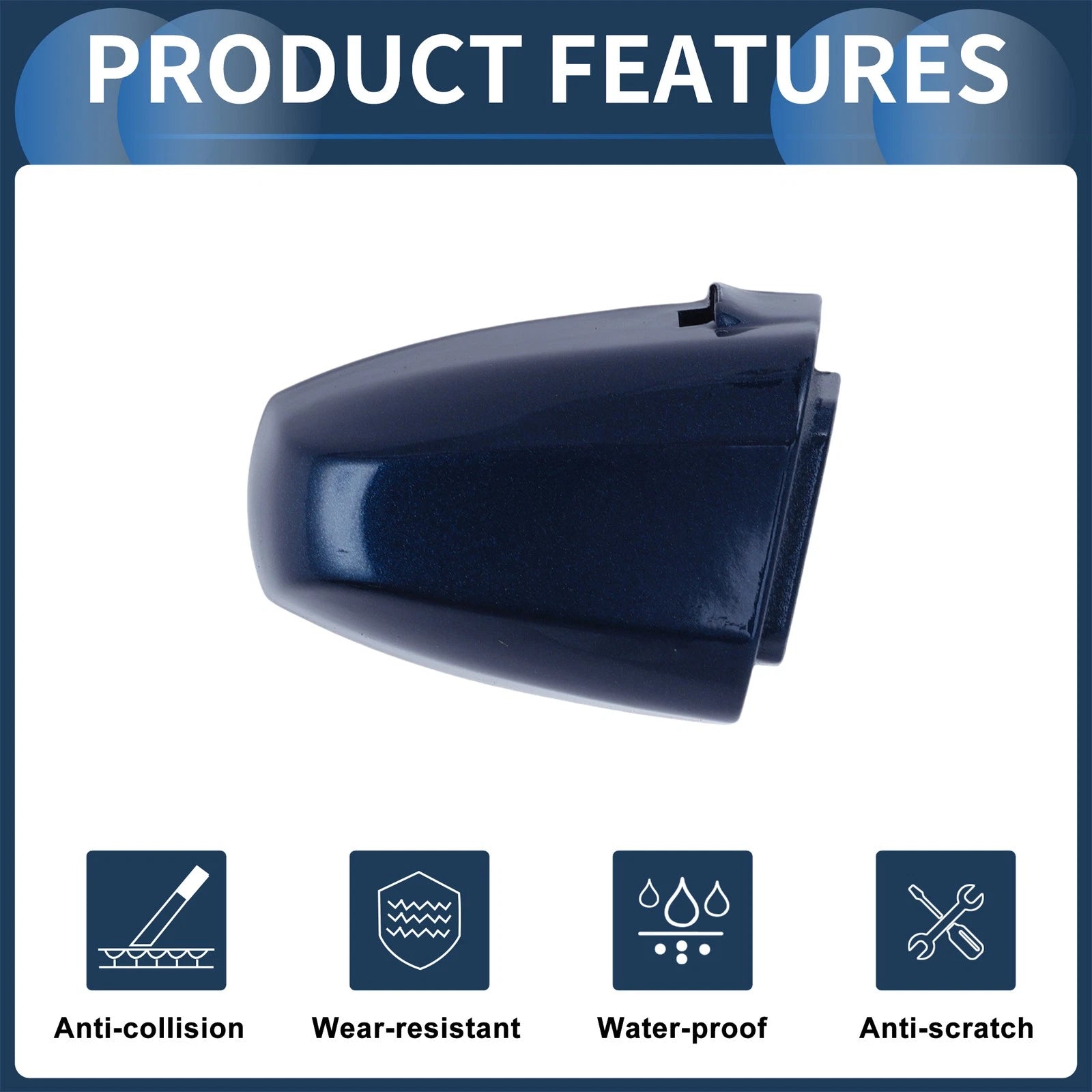 Door Handle Cover Front Left Replacement for BMW X1 X2 (2015–2018)