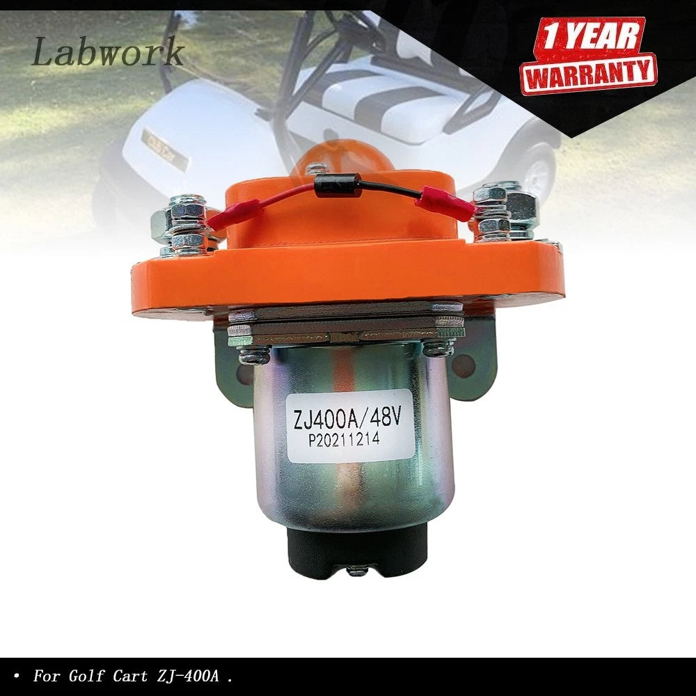 400 Amp 48V Heavy Duty Main Contactor Solenoid for Golf Cart (ZJ-400A)