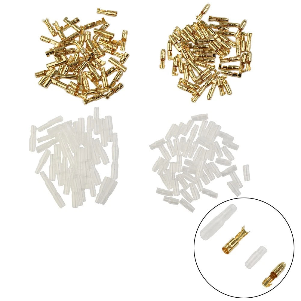 200pcs Male Female Electric Cable Wire Connector Socket Terminal