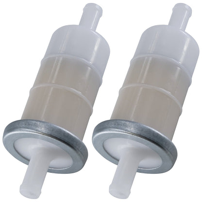2x Fuel Filter Set for Yamaha YT3600M YT6800 Lawn Tractor (1988–1990)