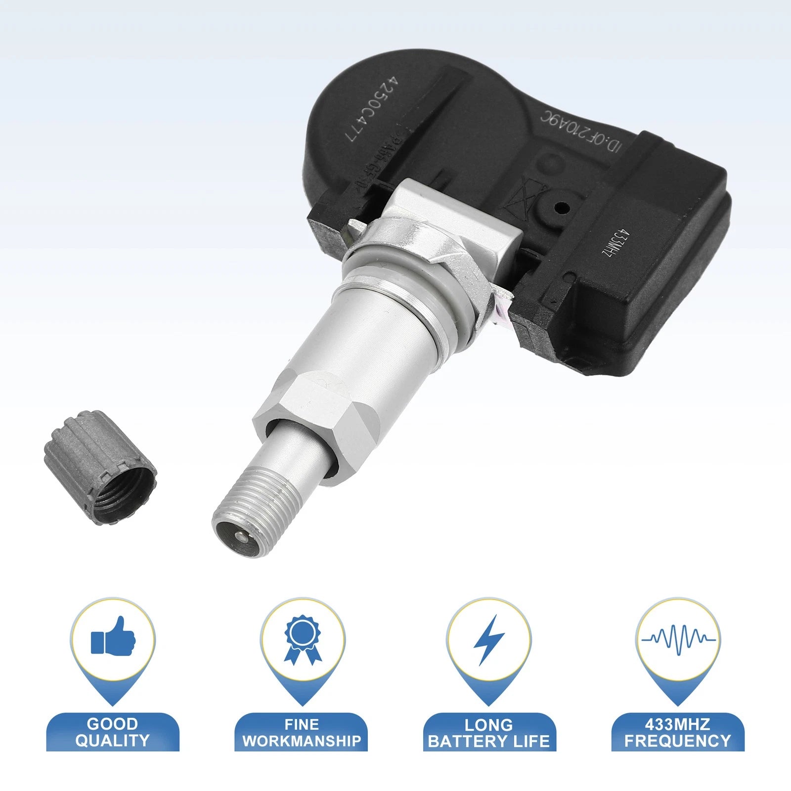 TPMS Sensor 433MHz Set of 4 for Mitsubishi (2009–2019)