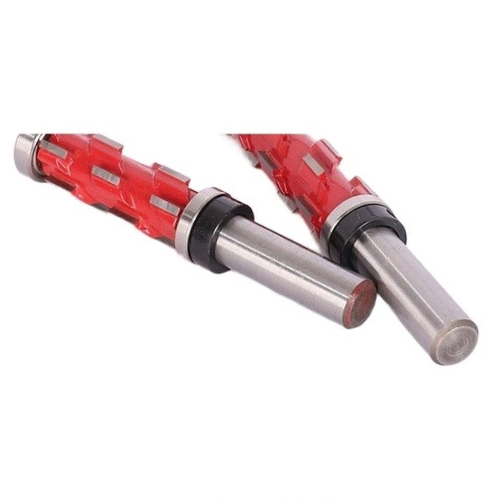 Flush Trim Router Bit 12mm 1/2 Inch Double Bearing Carbide Spiral