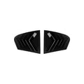 2X Gloss Black ABS Rear Window Louver Shutter Covers for BMW 5 Series (2018–2023)