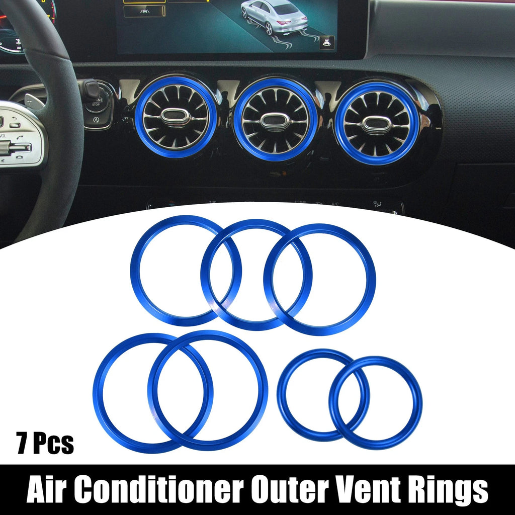 Air Conditioning Outer Vent Rings Covers Kit for Mercedes A-Class (2016–2021)