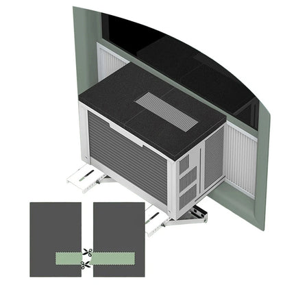 Window AC Drip Mat for Effective Noise Control
