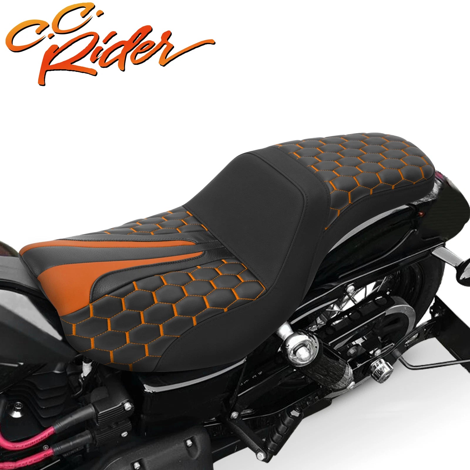 2X Driver Passenger Seats for Harley Dyna Super Wide Glide FXDC (2006–2017)