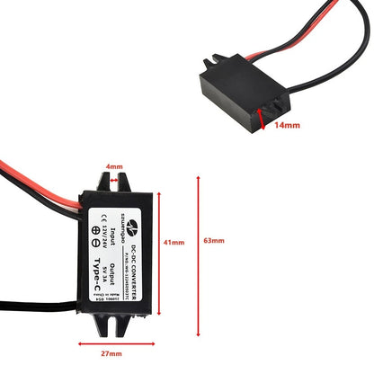 Type-C USB Smart Charger Module for 12V-24V Vehicles (2015–2023)