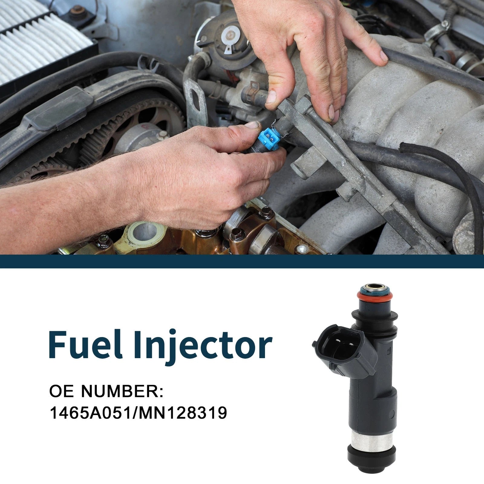 Fuel Injector for Mitsubishi Eclipse GS 2.4 (2006–2012) Single Black