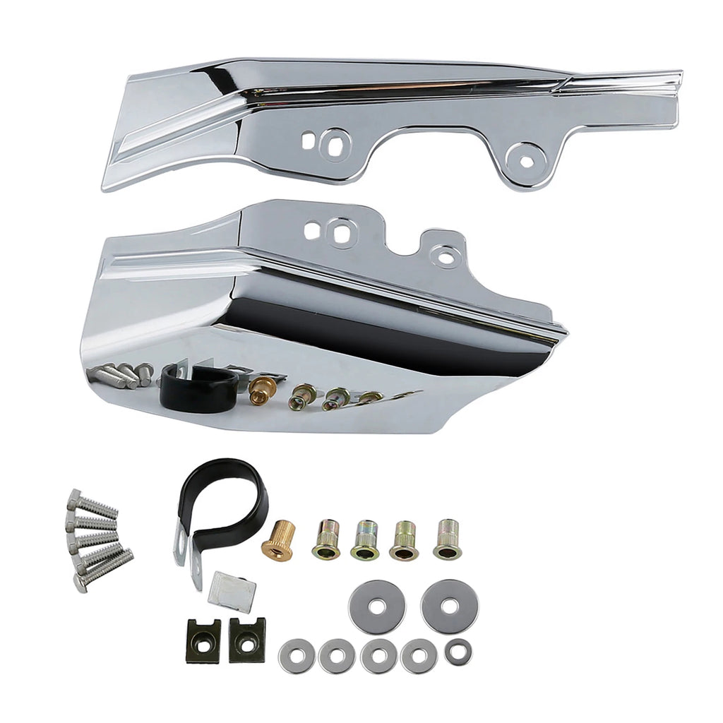Chrome Mid-Frame Air Deflectors for Harley Electra Glide (2001–2008)