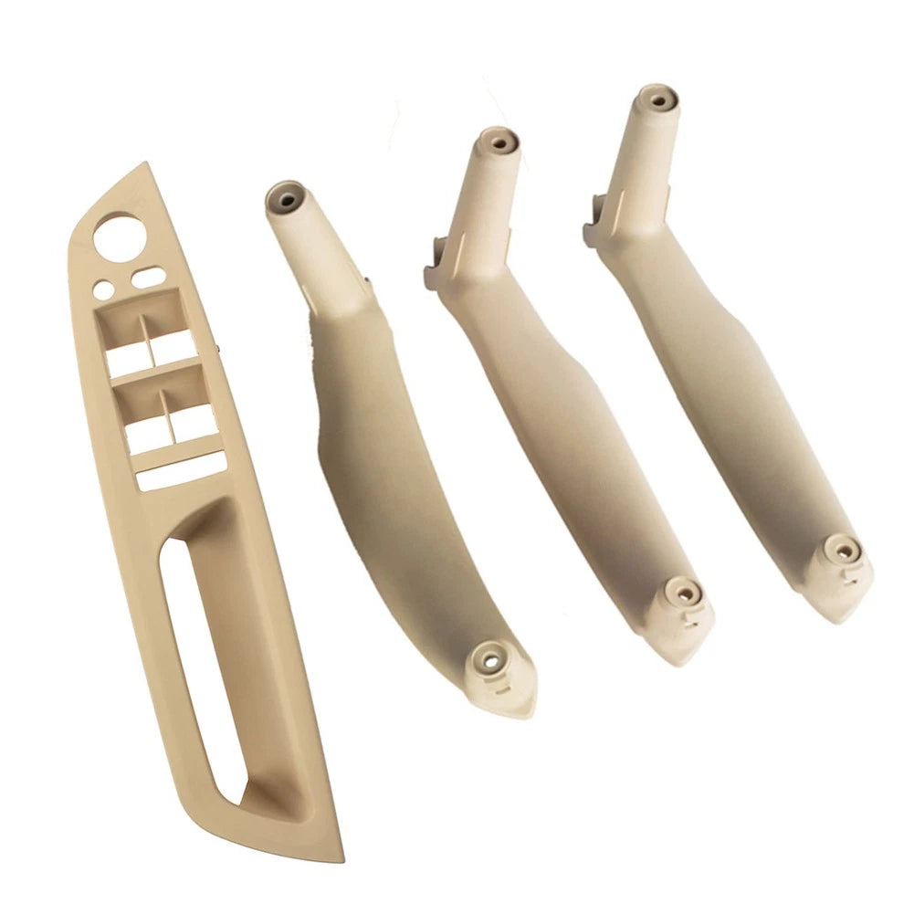 Set of 4 Inner Door Pull Handle Trim Covers for BMW X5 E70 X6 E71 E72 Beige RHD