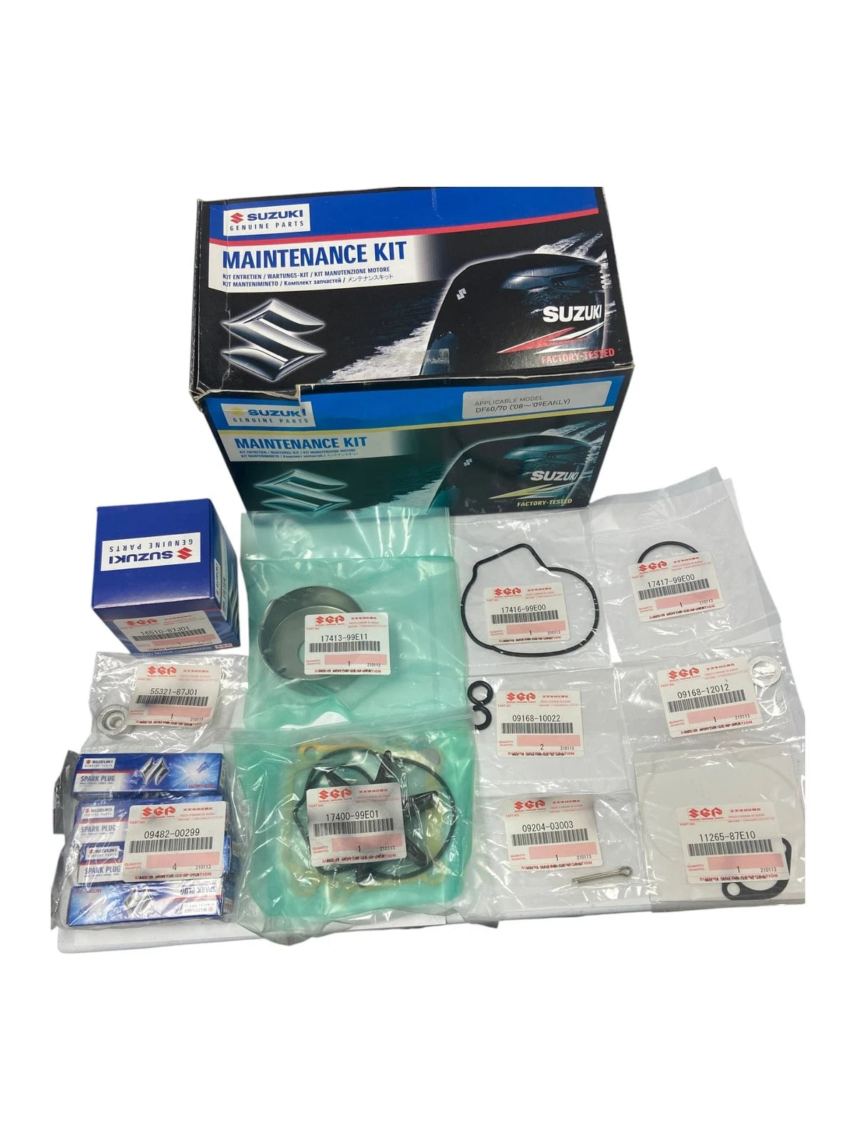 Maintenance Kit for Suzuki DF60/70 (2008–2009) 17400-99861