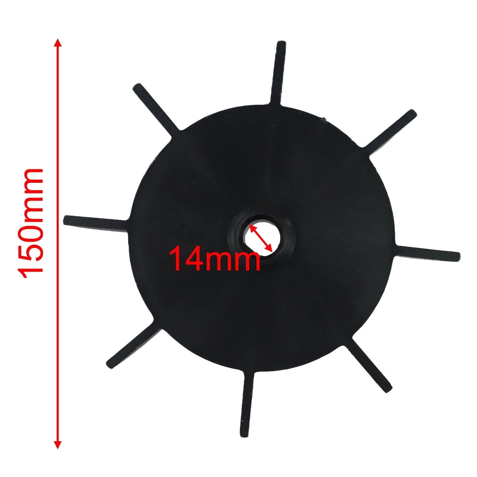 3P Solid Fan for Direct Drive Piston Compressor Replacement