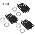 Set of 3 Carburetor Diaphragm Rebuild Kit for B&S (270026, 272538, 272538S, 272637)