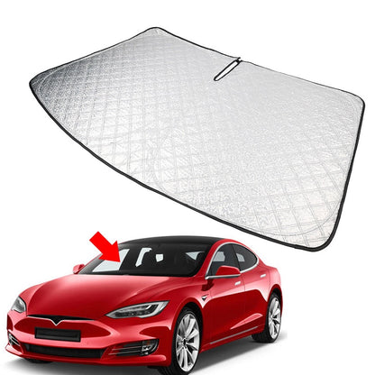 Foldable Windshield Sun Shade for Tesla Model S (2012–2025)