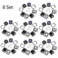 Set of 8 Carburetor Diaphragm Gasket Kit for ZAMA RB-29 RB29 C1U