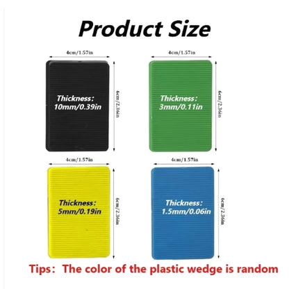 Set of 4 Window Installation Door Shims Wedges PP Plastic Pointed Tip