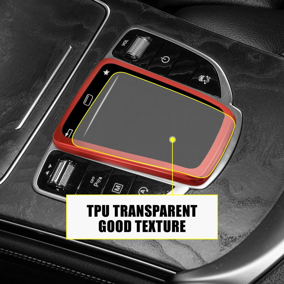Multimedia Protector Cover TPU for Mercedes-Benz GLC (2016–2019)
