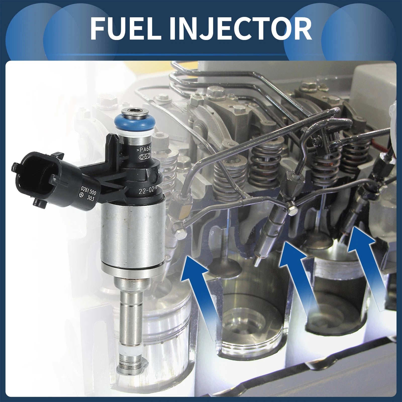 Fuel Injector Replacement for Chevy Traverse 3.6L (2009–2016) 6 Pack