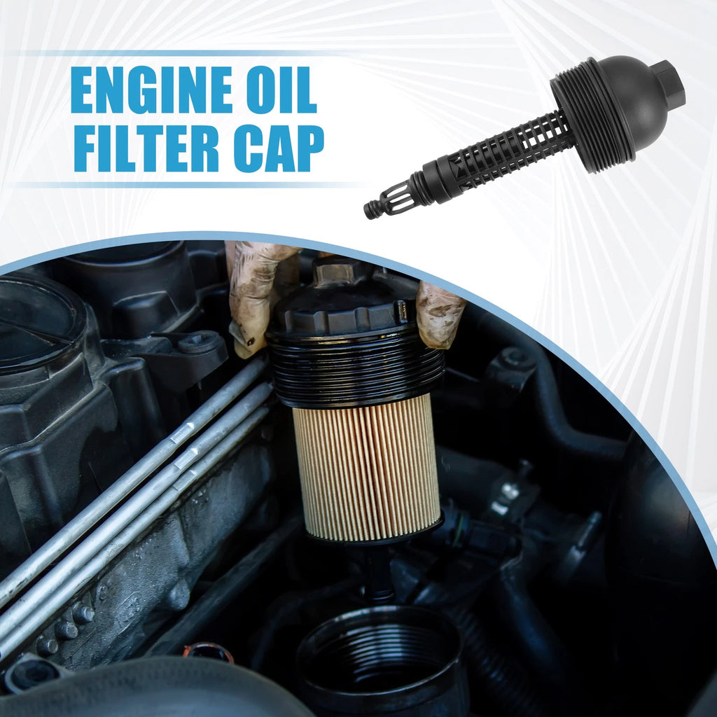 Engine Oil Filter Housing Cover Cap Replacement for BMW 335d E90 (2009–2011)