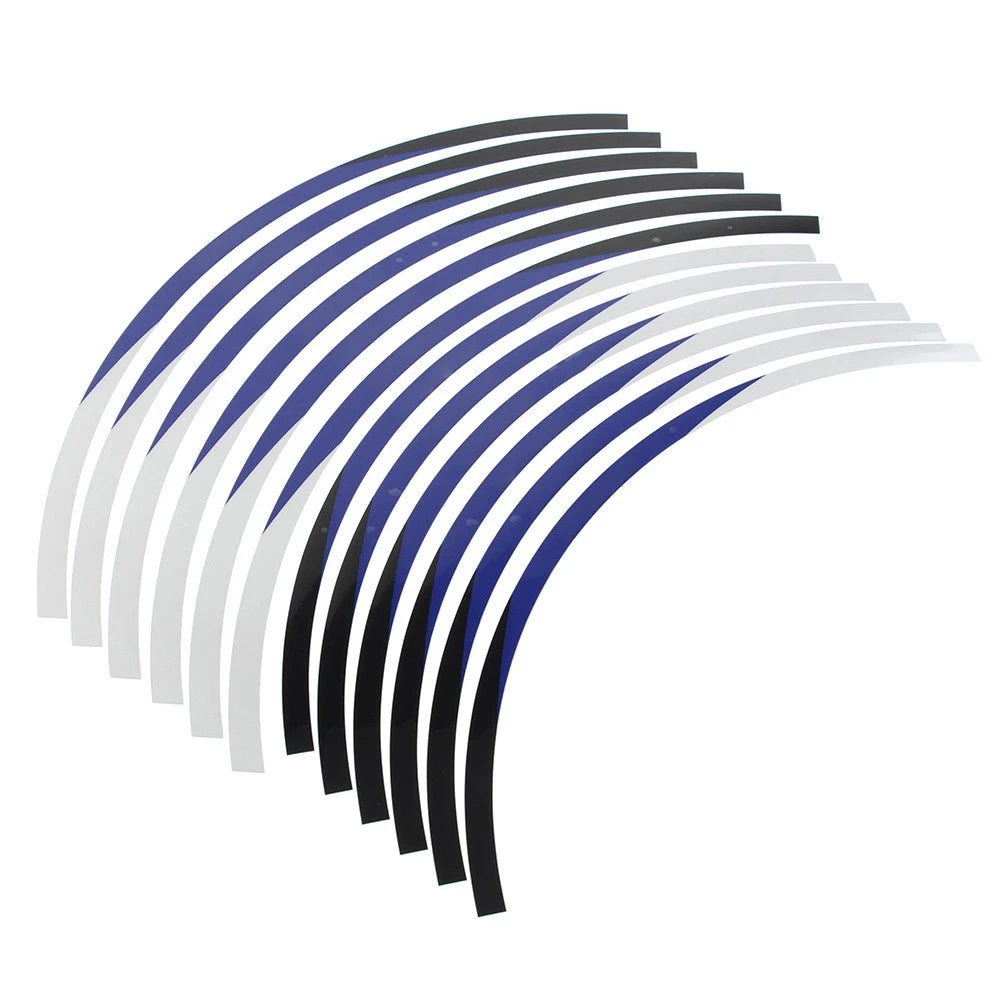 Wheel Edge Strip Tape Decals for Kawasaki KX 450 (2020–2021) Blue