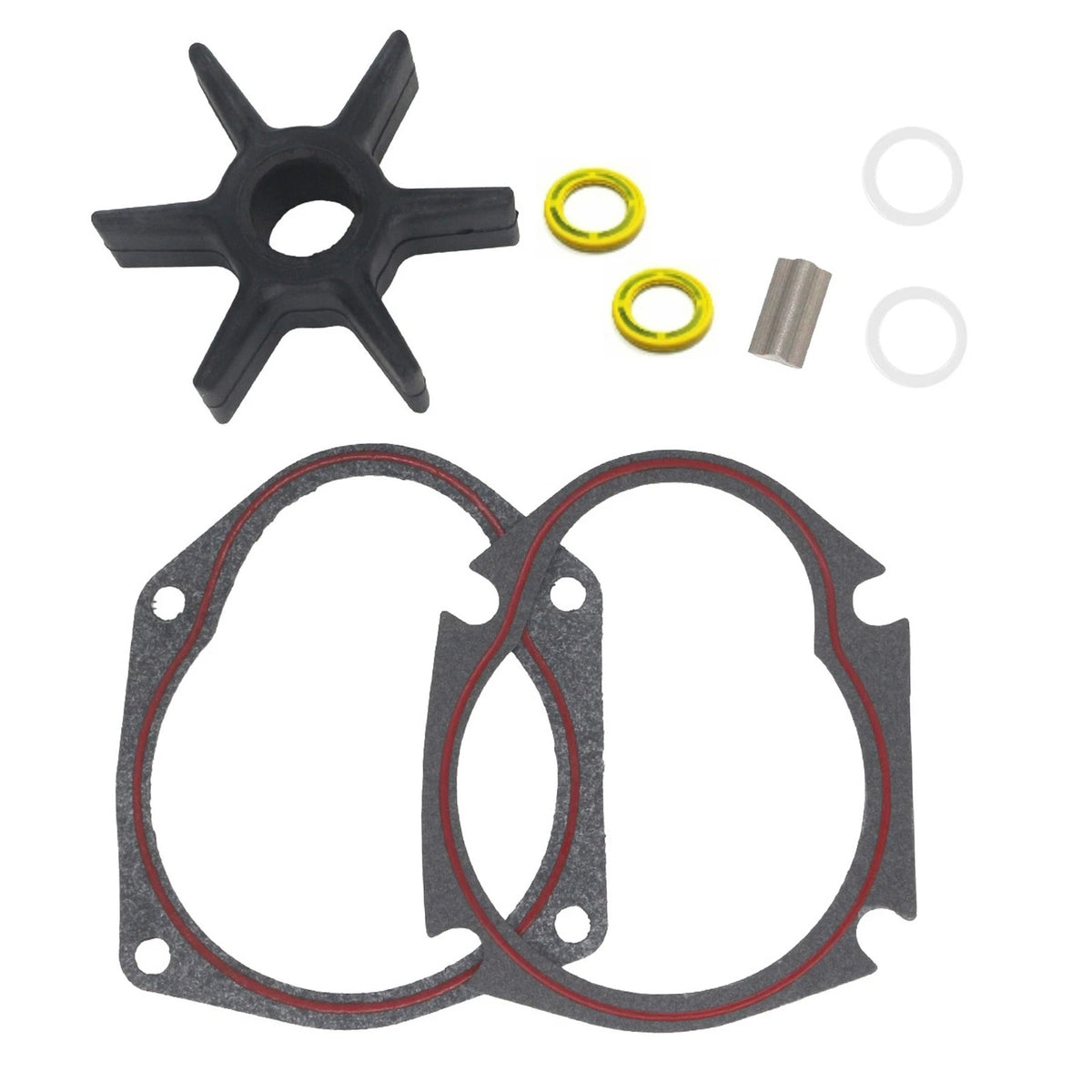 Outboard Water Pump Impeller with 822189 Gasket for Mercury Mariner (2-S)