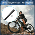 Bicycle Wheel Spokes Straight Pull Replacement Set for 241mm (241–241)