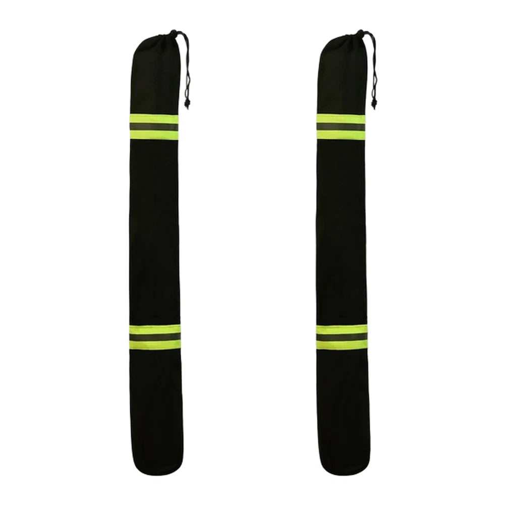 2X Foam Covers for Yacht Trailer Guide Poles Black 9x95cm