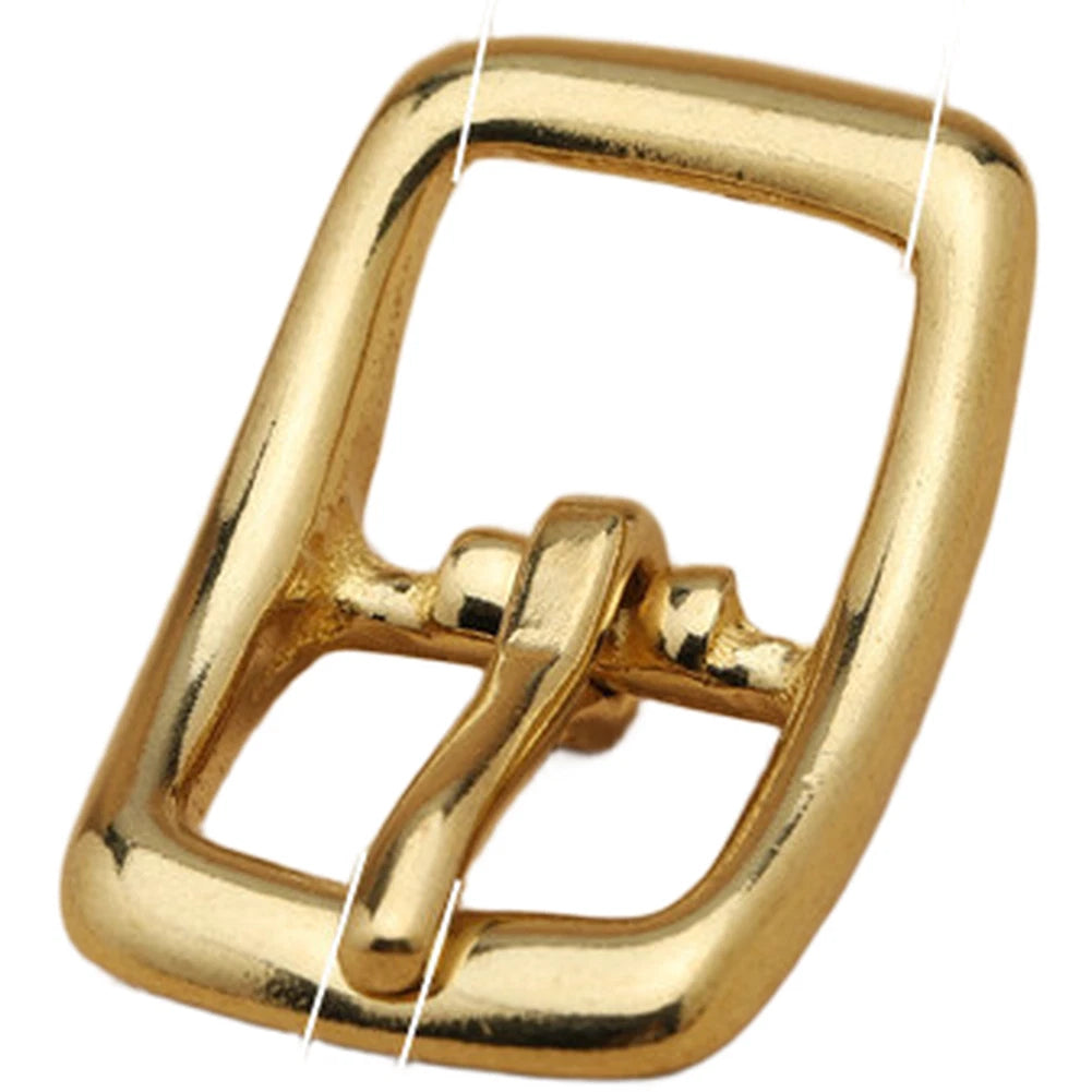 Adjustable Brass Buckle for Leather Belts (13mm, 16mm Width)