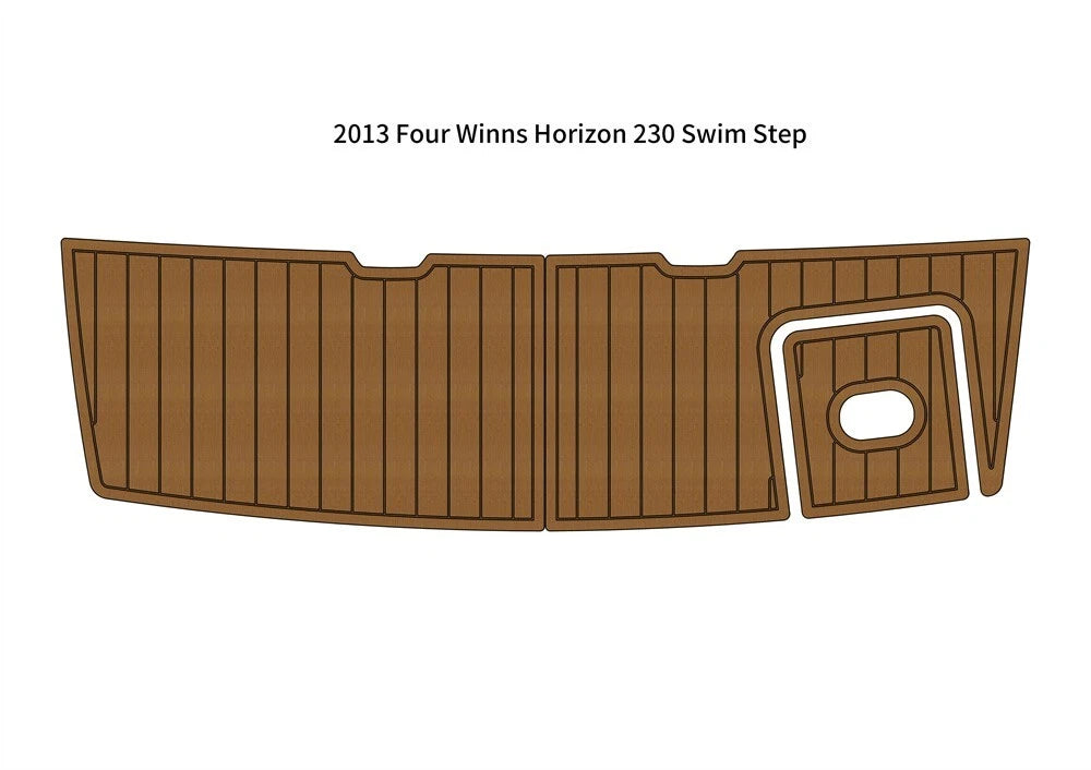 EVA Foam Teak Deck Flooring Mat for Four Winns Horizon 230 (2013)