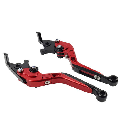 Red CNC Folding Extendable Brake Clutch Levers for BMW S1000XR (2015–2021)