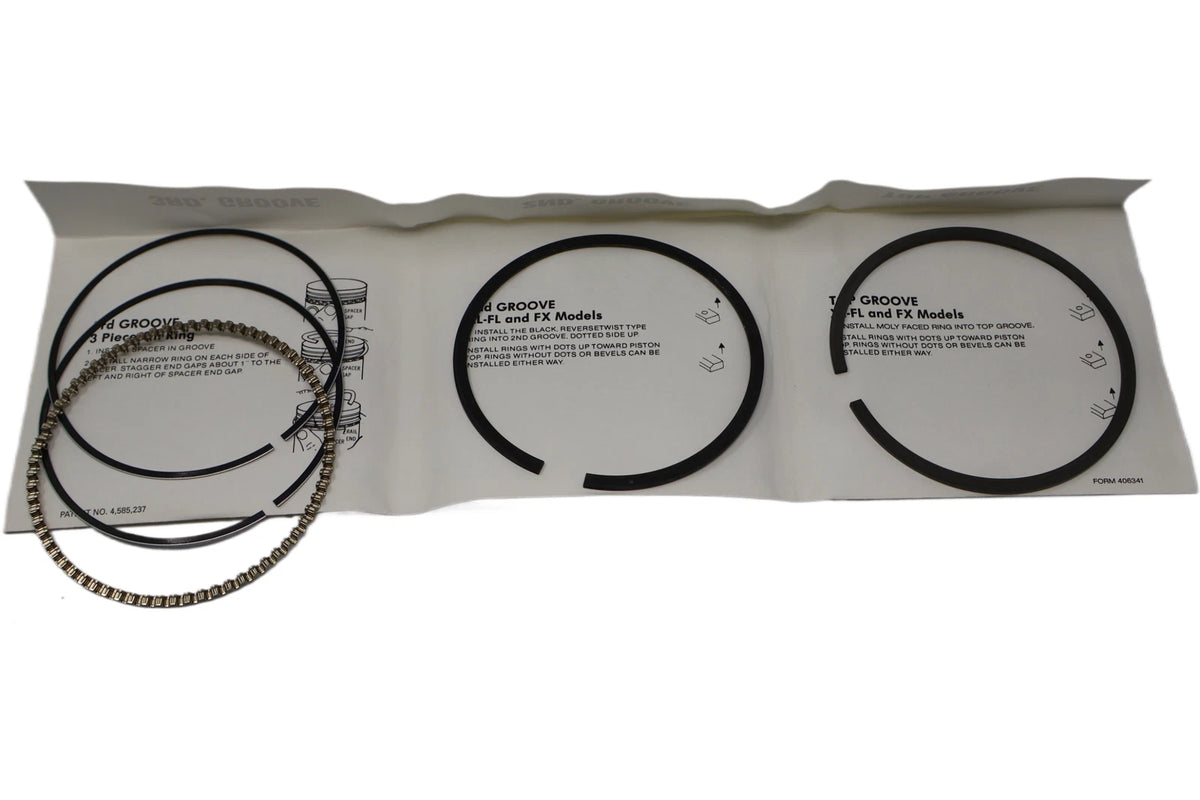 OEM Piston Ring KTI +.010" for Harley-Davidson Twin Cam (1999–2006)