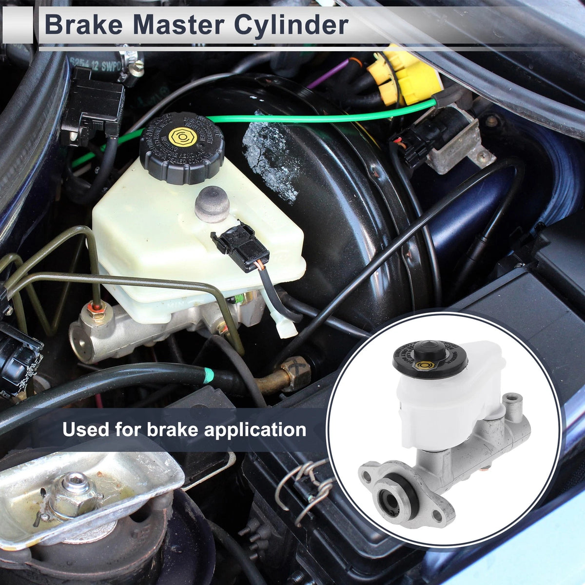 Brake Master Cylinder with Reservoir for Toyota Corolla AE101 AE111 (1993–1995)