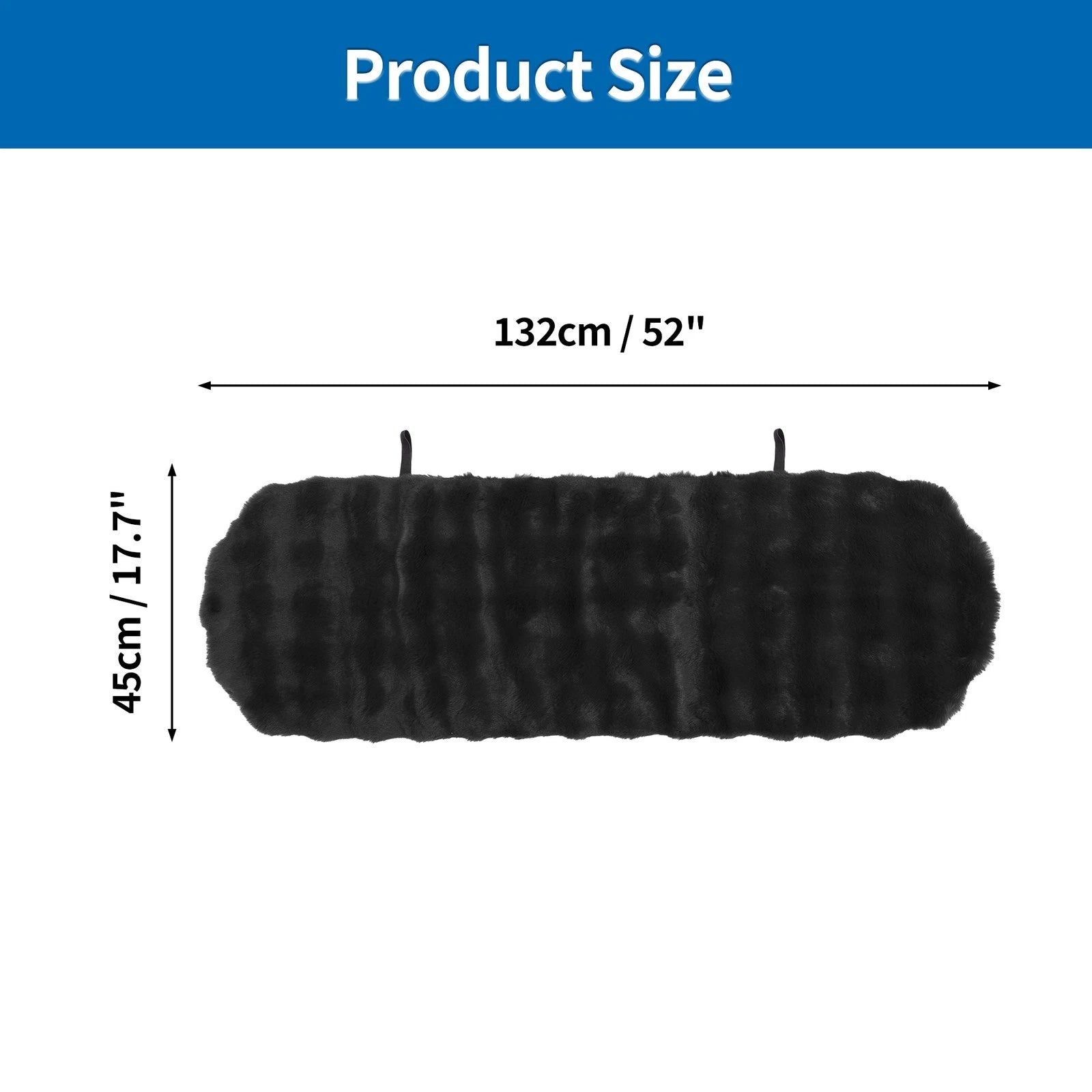 Back Seat Cover for - Bubble Fleece, Bench Seat Protector