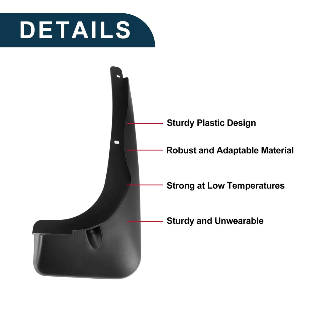 Mud Flaps Splash Guards 1Set Replacement for Toyota RAV4 (2013–2015)