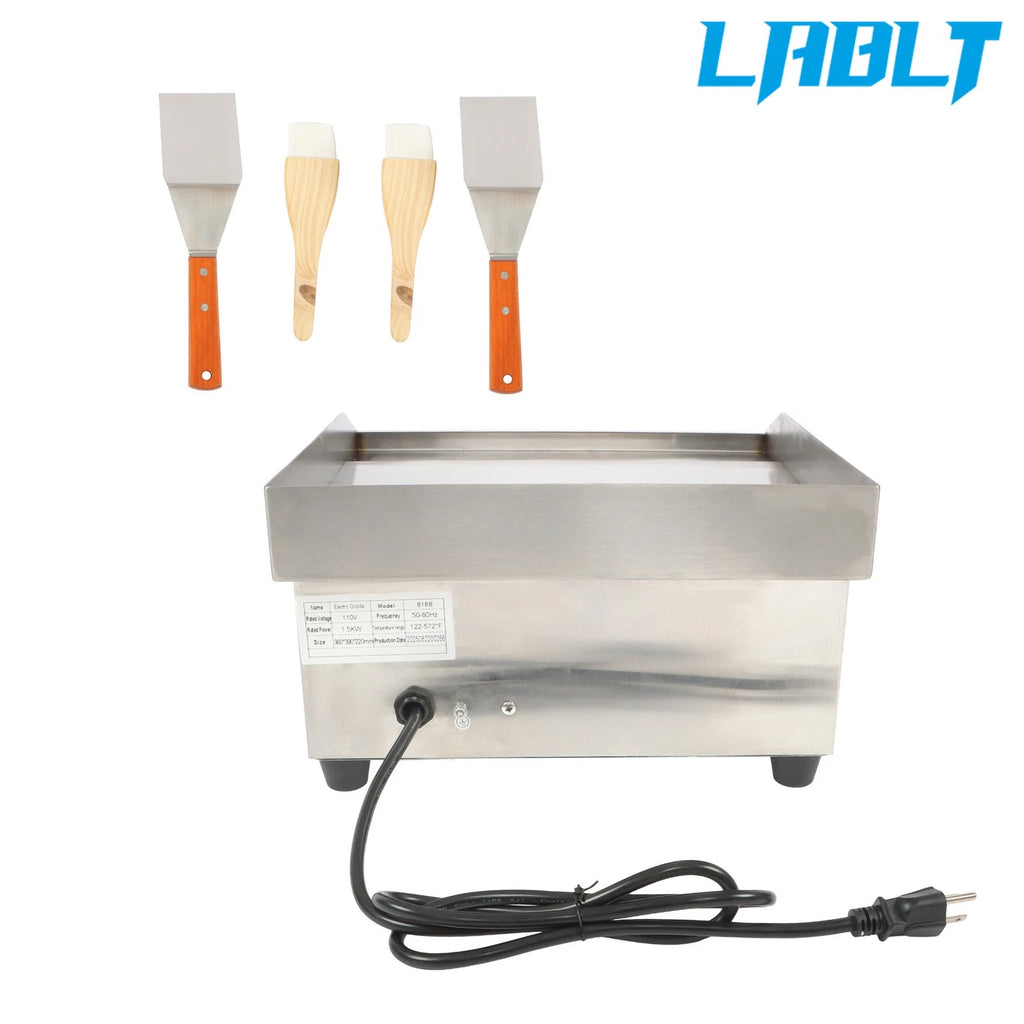 14" Electric Griddle for Commercial Use (1500W)