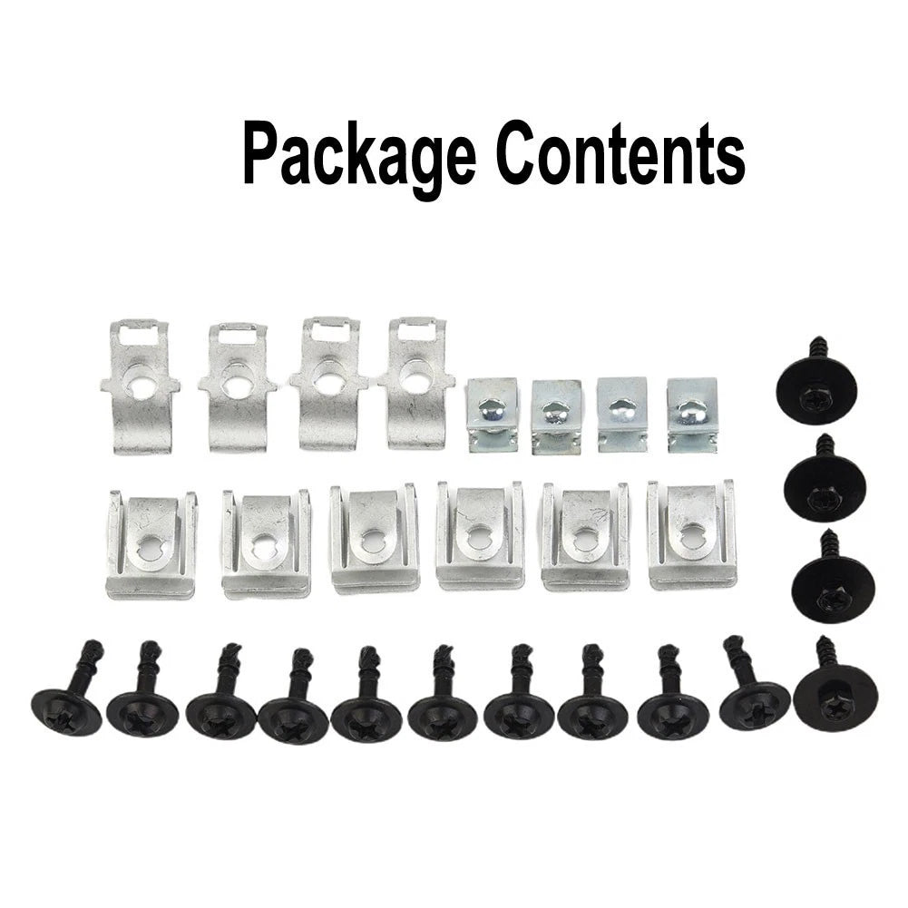 28PCS Undertray Clips for Various Makes and Models