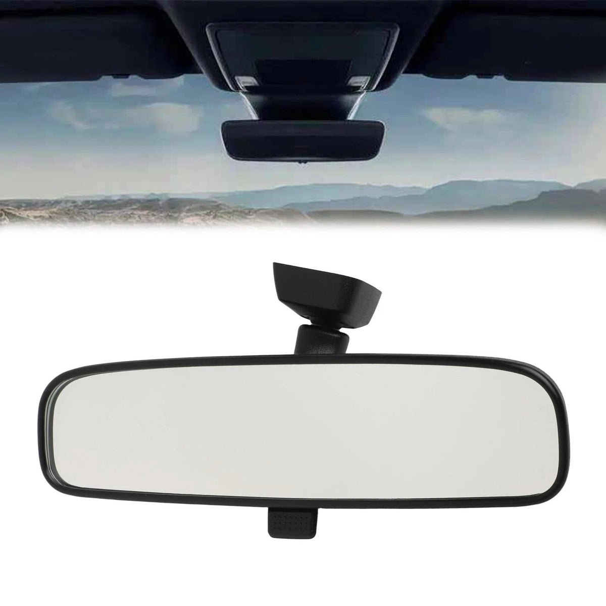 Interior Rear View Mirror for (2010–2023) Black Color