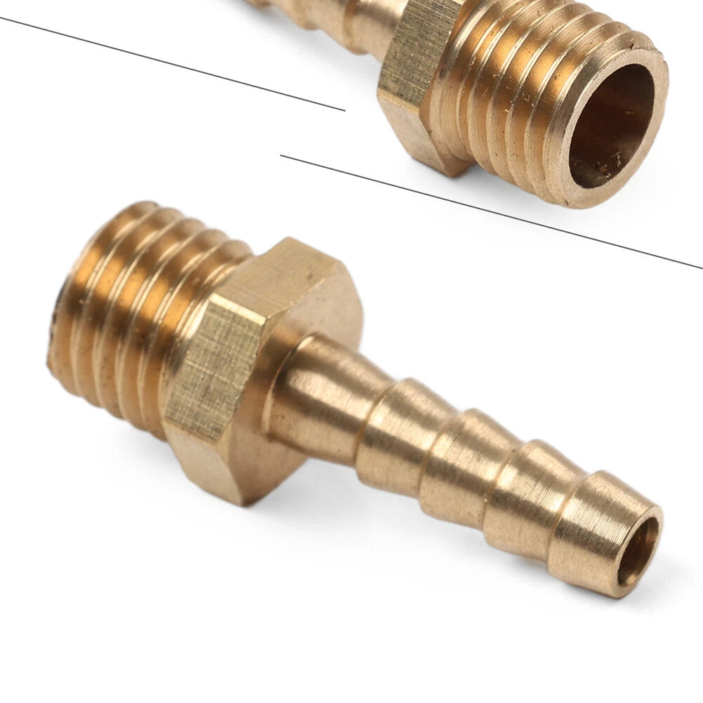 M12 Male Thread to Barb 6mm Adapter Hose Fitting Connector for