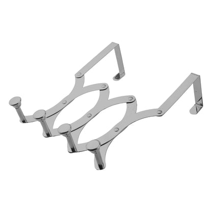 Retractable Hook Design Radiator Rack for Kitchen Towel and Coat Organization