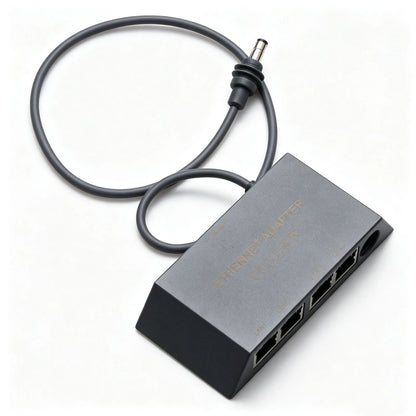 Ethernet Adapter for Starlink Gen3/Mini Dish (LED, 4 Gigabit Ports)